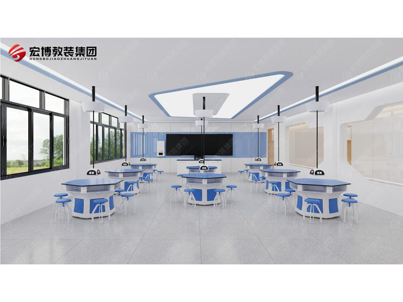 繩吊式電源六人桌科學(xué)實(shí)驗室